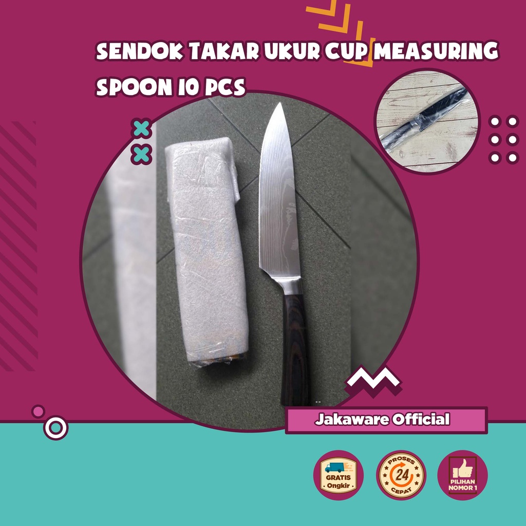PISAU DAPUR CHEF DAMASCUS PATTERN MASAK TAJAM BUAH SAYUR SET CEF STAINLESS STEEL ANTI KARAT DAGING P