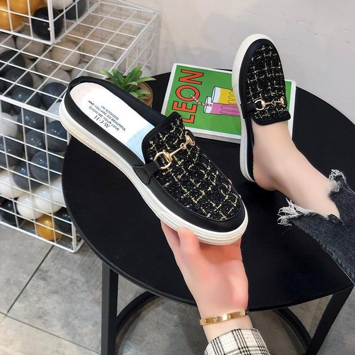 [Art. C77] SN6188 agi2243 Sepatu Slip On Wanita Fashion Import