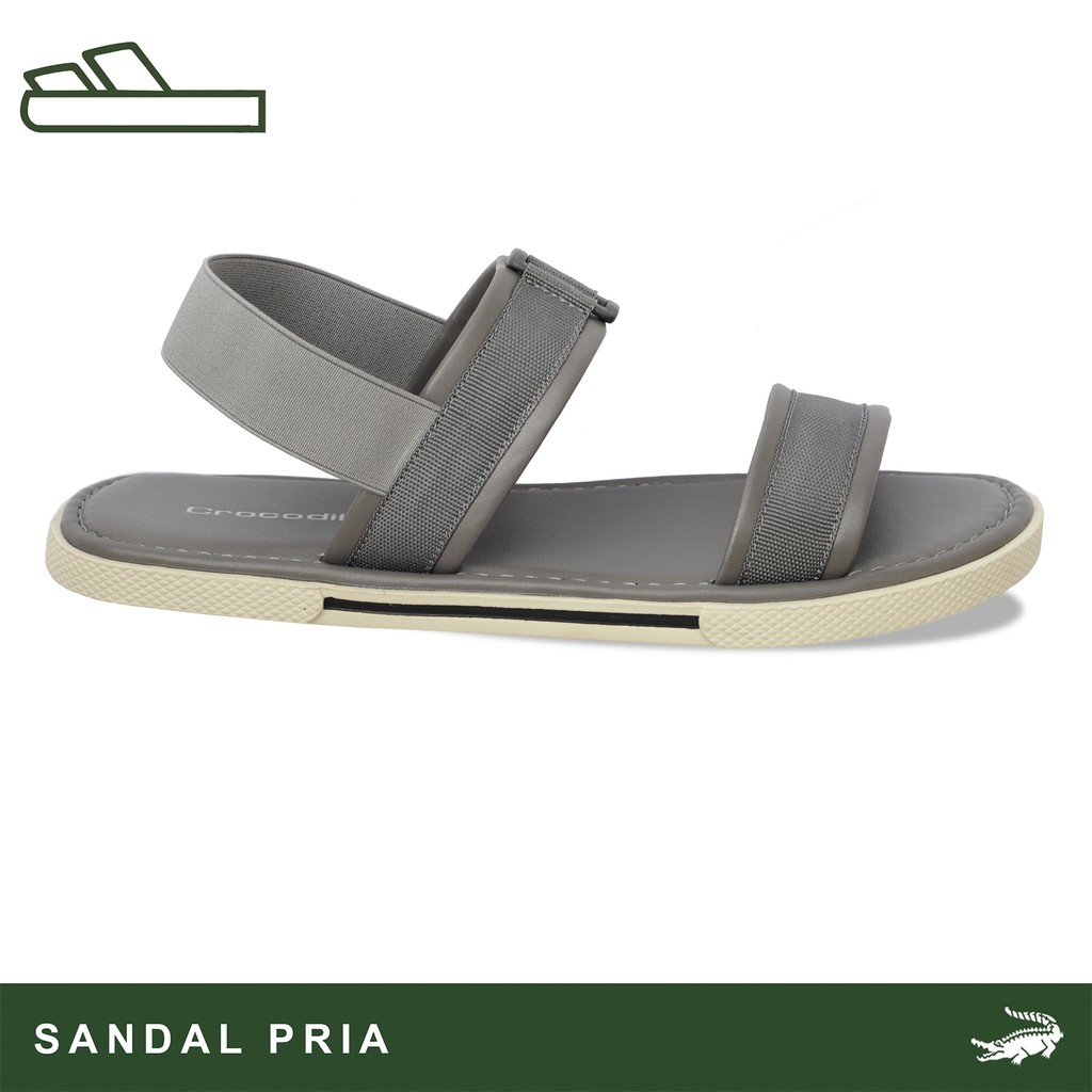  Crocodile  CS 9613 7 Sandal  Pria Men Sandal  Original Grey 