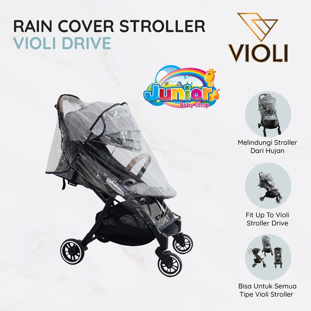 Violi Rain Cover - Penutup Pelindung Stroller Bayi Violi Stroller