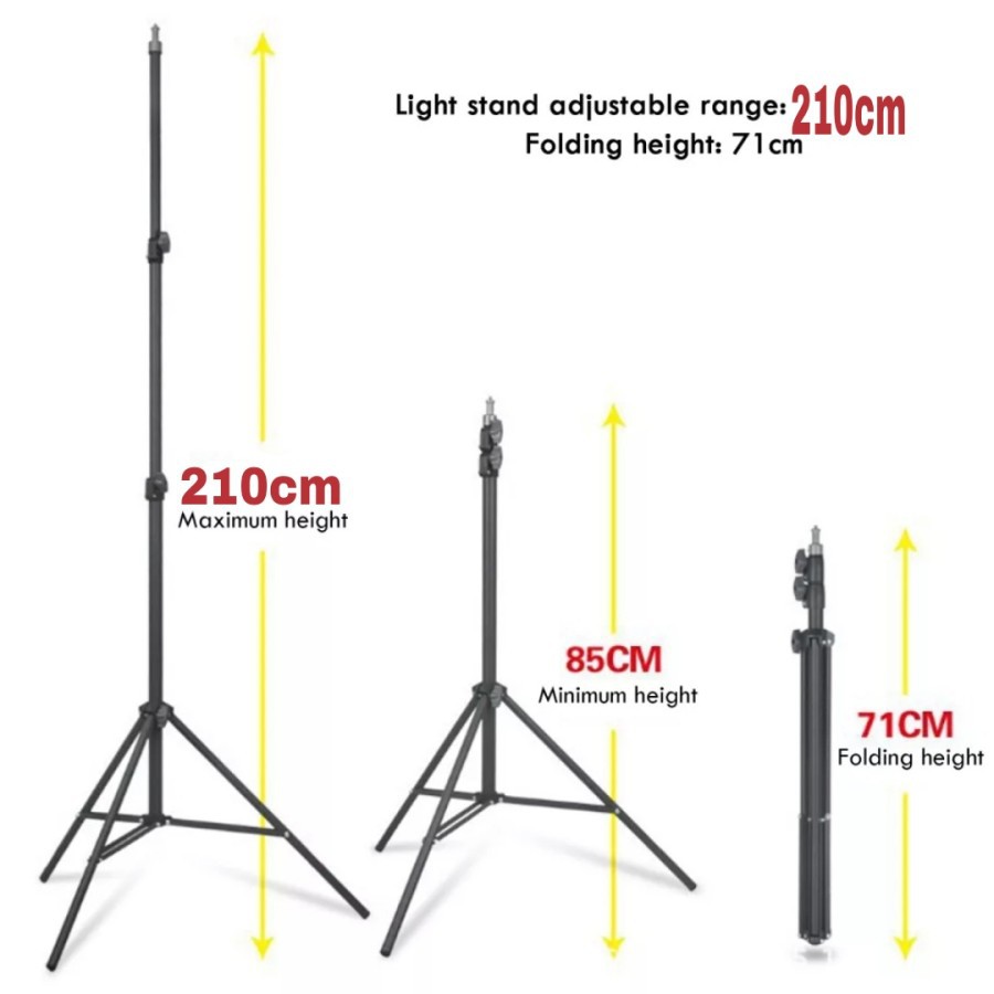 NA - TRIPOD HP 210CM - Tripod Kamera 2,1 meter + Holder U