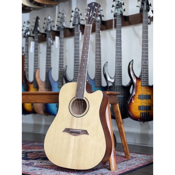 Gitar Akustik Dame Lilies 30 ELEKTRIK NATURAL