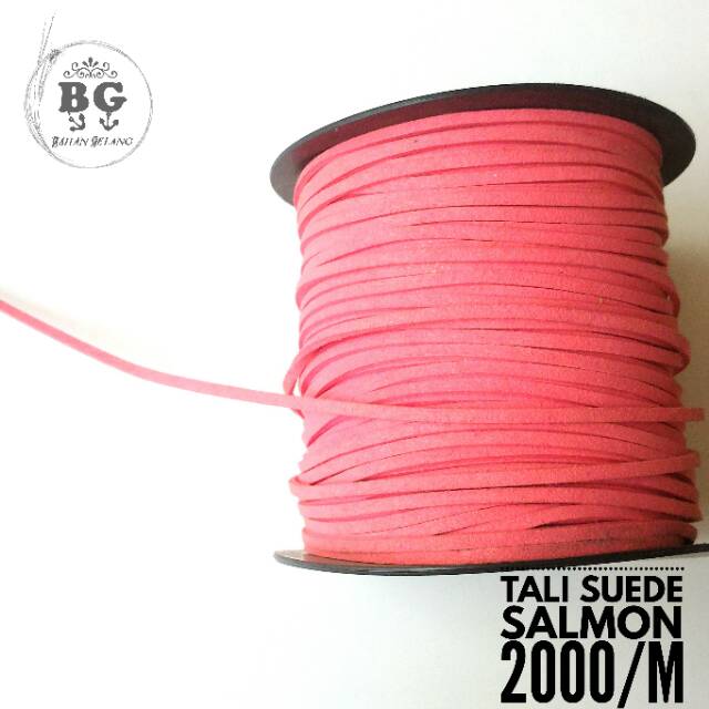 Bahan gelang Tali suede 3mm