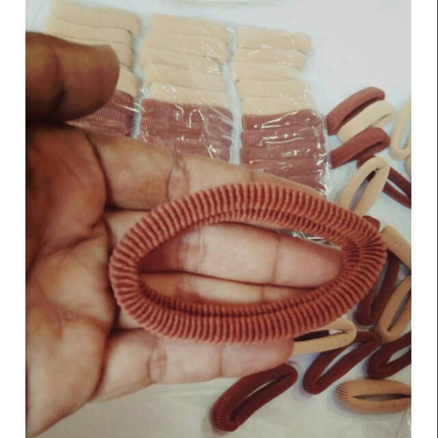grosir  Ikat rambut  isi 30 pcs wol xl