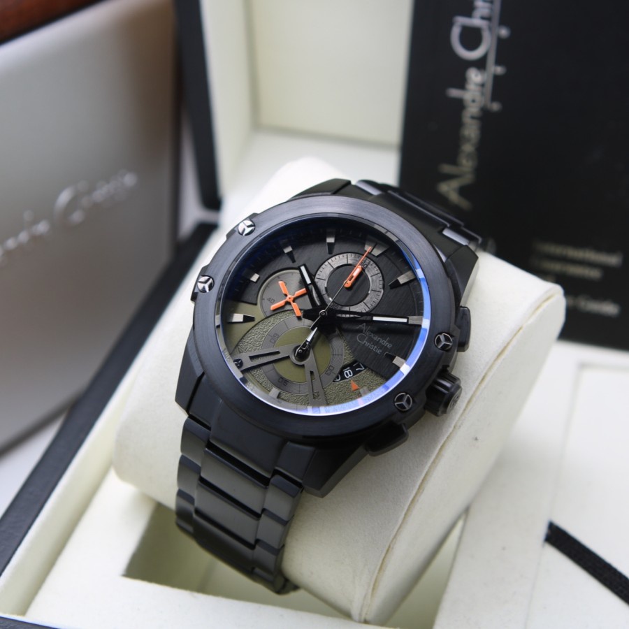 JAM TANGAN PRIA ALEXANDRE CHRISTIE AC 6607 RANTAI ORIGINAL GARANSI RESMI 1 TAHUN