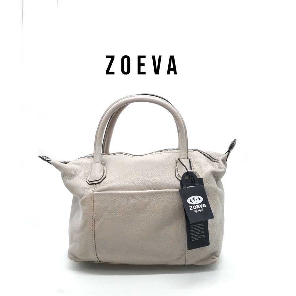 ZOEVA 𝙆𝙐𝙇𝙄𝙏 𝙎𝘼𝙋𝙄 𝘼𝙎𝙇𝙄 Shoulder Bag Tas Selempang Wanita Sling Bag Tas Wanita Fashion [Karate]