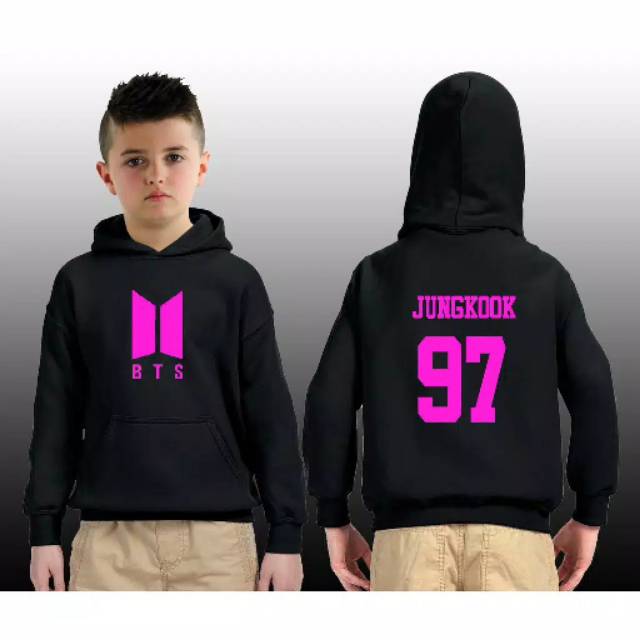 Jaket Hoodie anak BTS JUNGKOOK