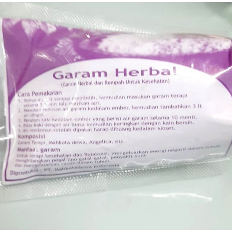 

Garam Therapy Herbal Merelakasi Otot dan Syaraf Terkilir Pasca Stroke Kelelahan Keram