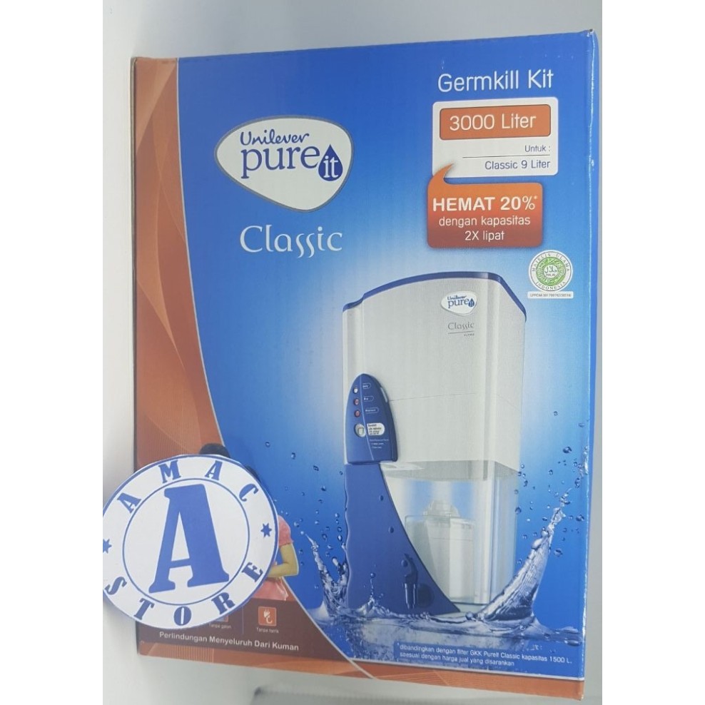 UNILEVER PUREIT CLASSIC GERMKILL KIT FILTER 3000 - REFILL PUREIT