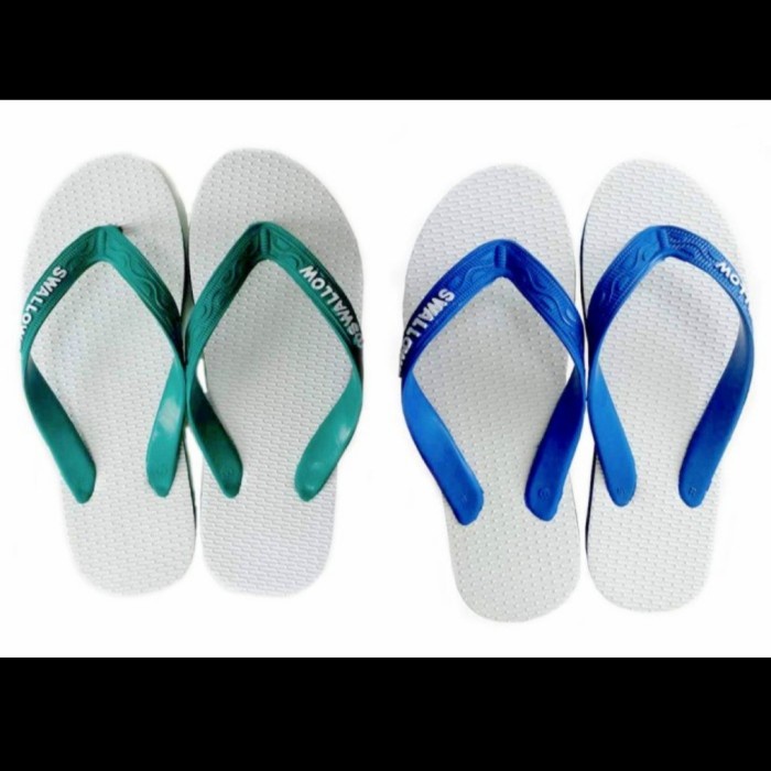 SANDAL JEPIT ( NOMOR 11 NEW ALAS PUTIH ) SWALLOW ORI GROSIR TERMURAH GHM