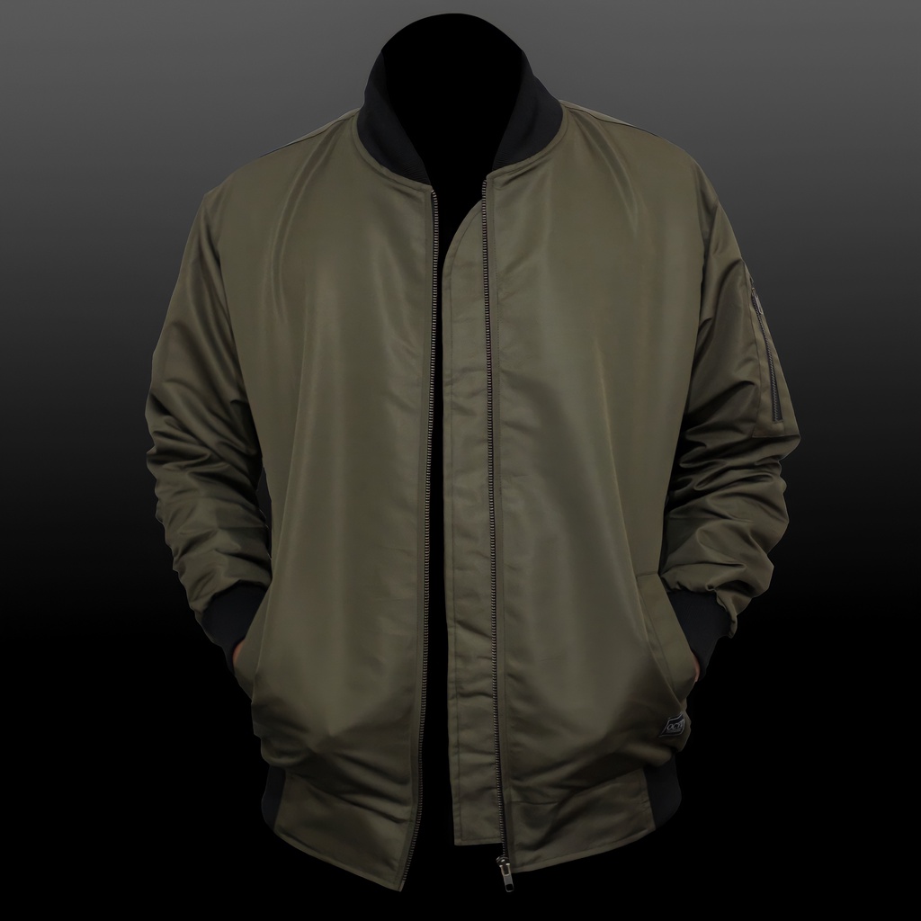 Jaket Bomber Pria Waterproof &amp; Windproof
