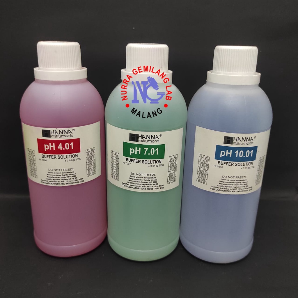 Buffer Solution Merk Hanna kemasan 500ml