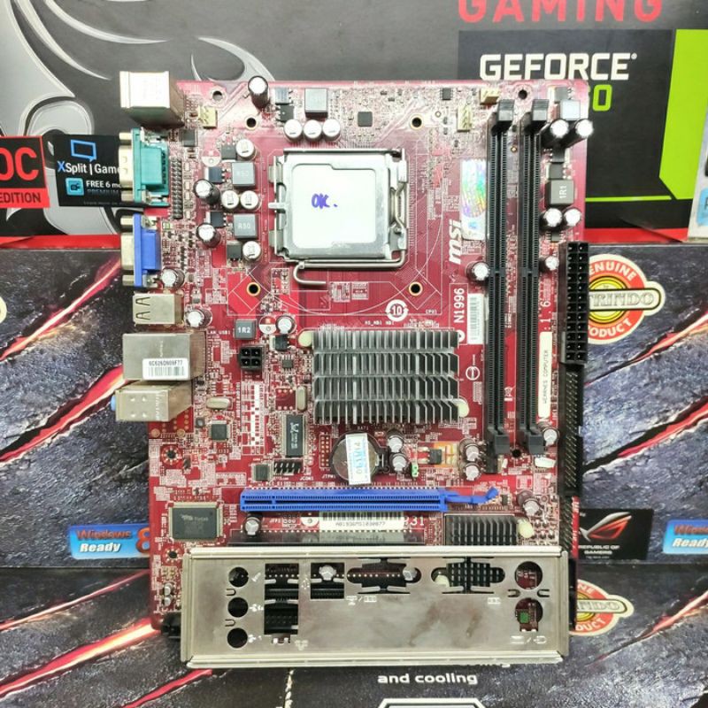 Motherboard MSI G31 Socket LGA 775 Slot Memory RAM DDr2