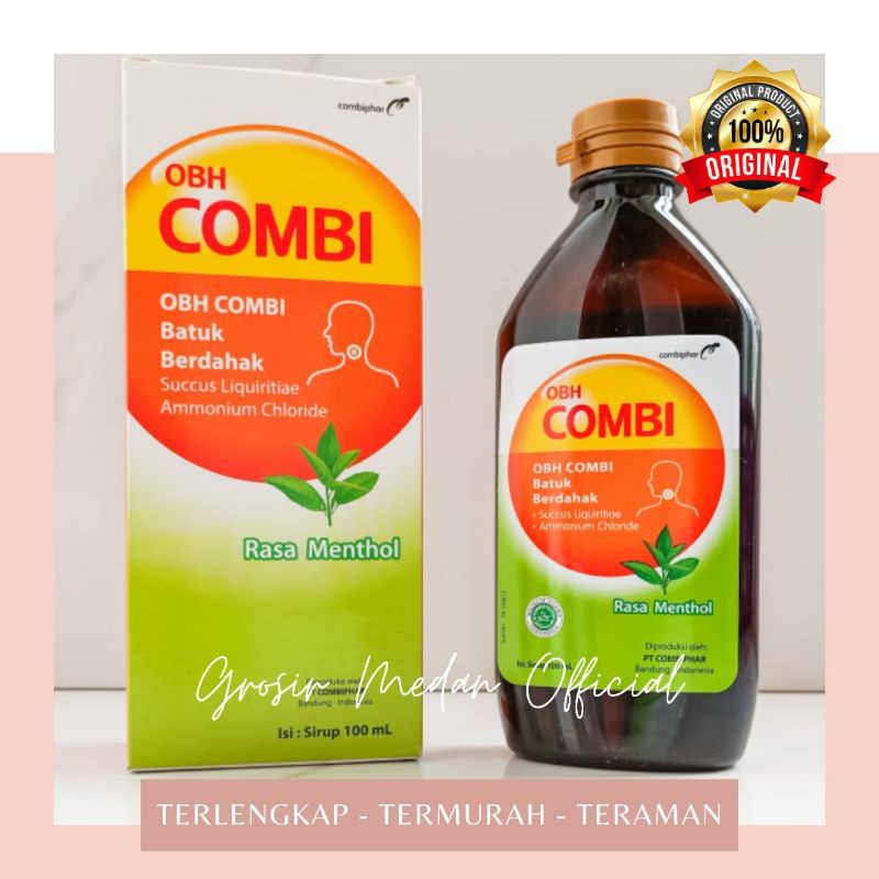 OBAT BATUK BERDAHAK OBH COMBI ORI BPOM