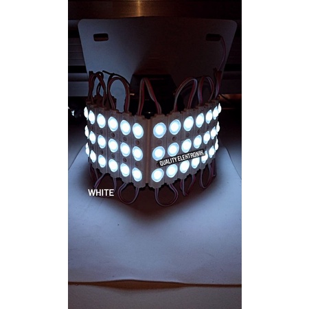 LED 3 MATA 12 VOLT BULAT KECIL 7015 warna red green white