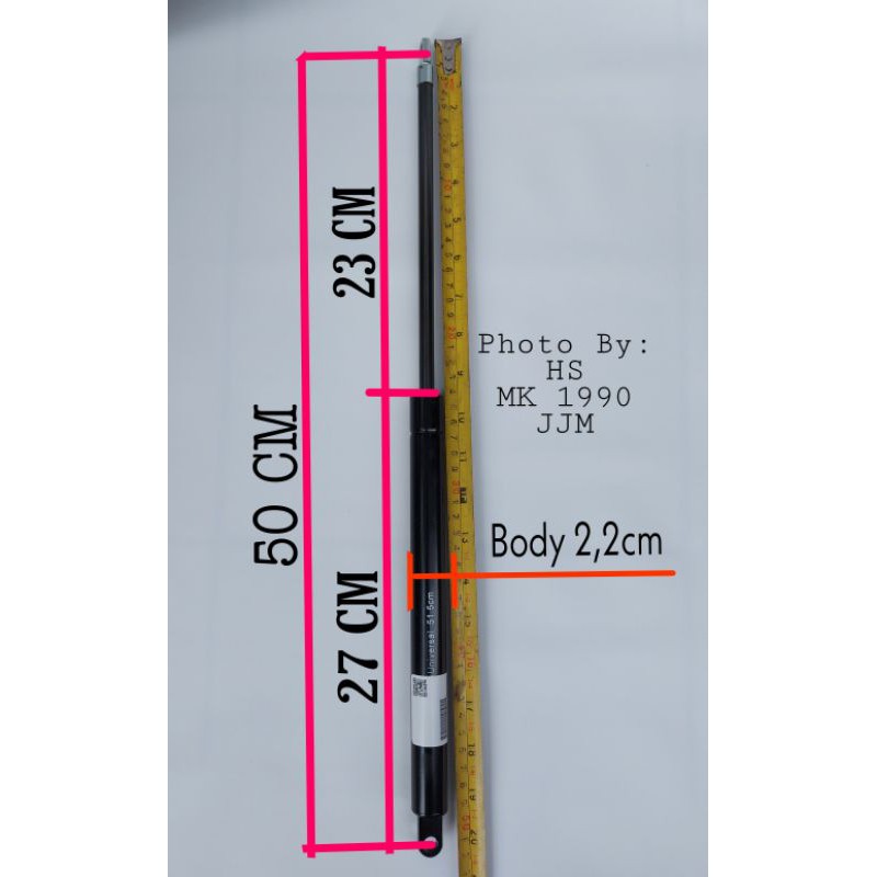 shock bagasi hidrolik gas spring kap mesin universal modifikasi 50 cm