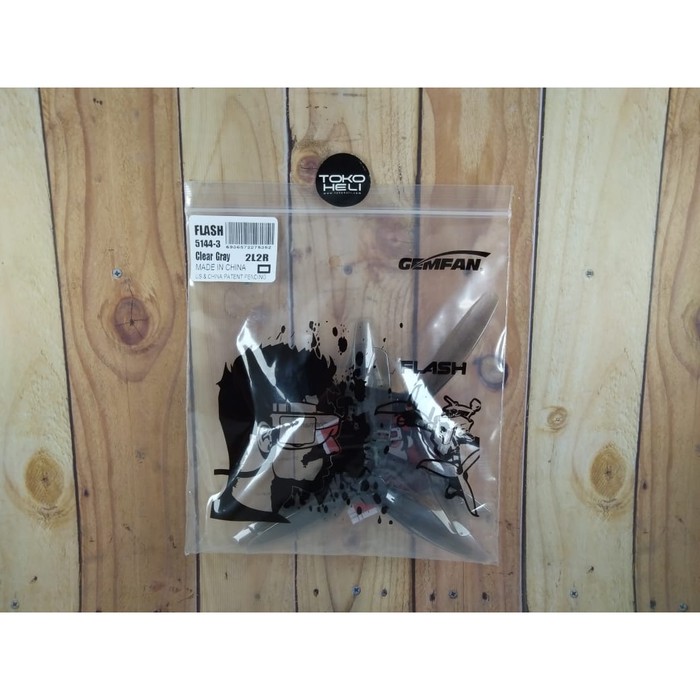 Gemfan Flash 5144 Propeller 5.1x4.4x3 Gray 2CW 2CCW H397