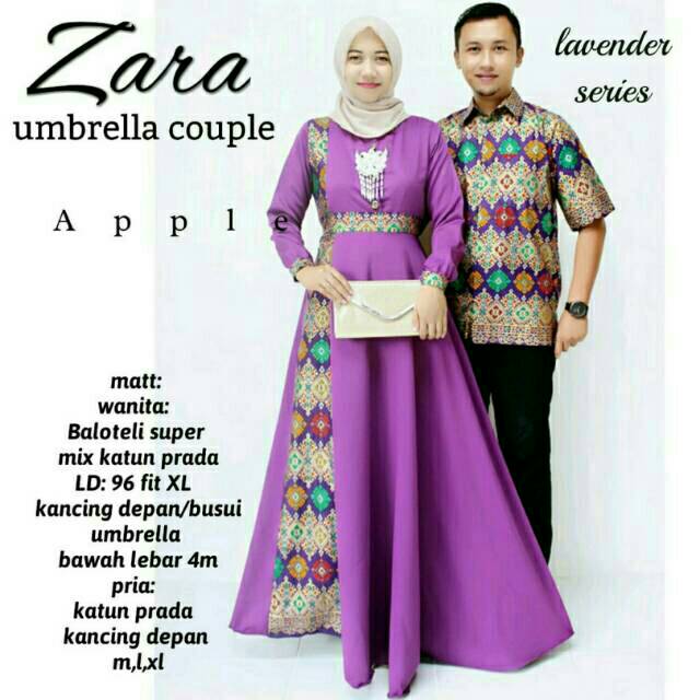 Batik Couple Kebaya / Sarimbit Gamis Zara