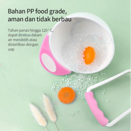 Food Masher Grinder Bowl| Mangkok Penghalus Pelumat Pembuat Makanan MPASI | Baby Food Maker