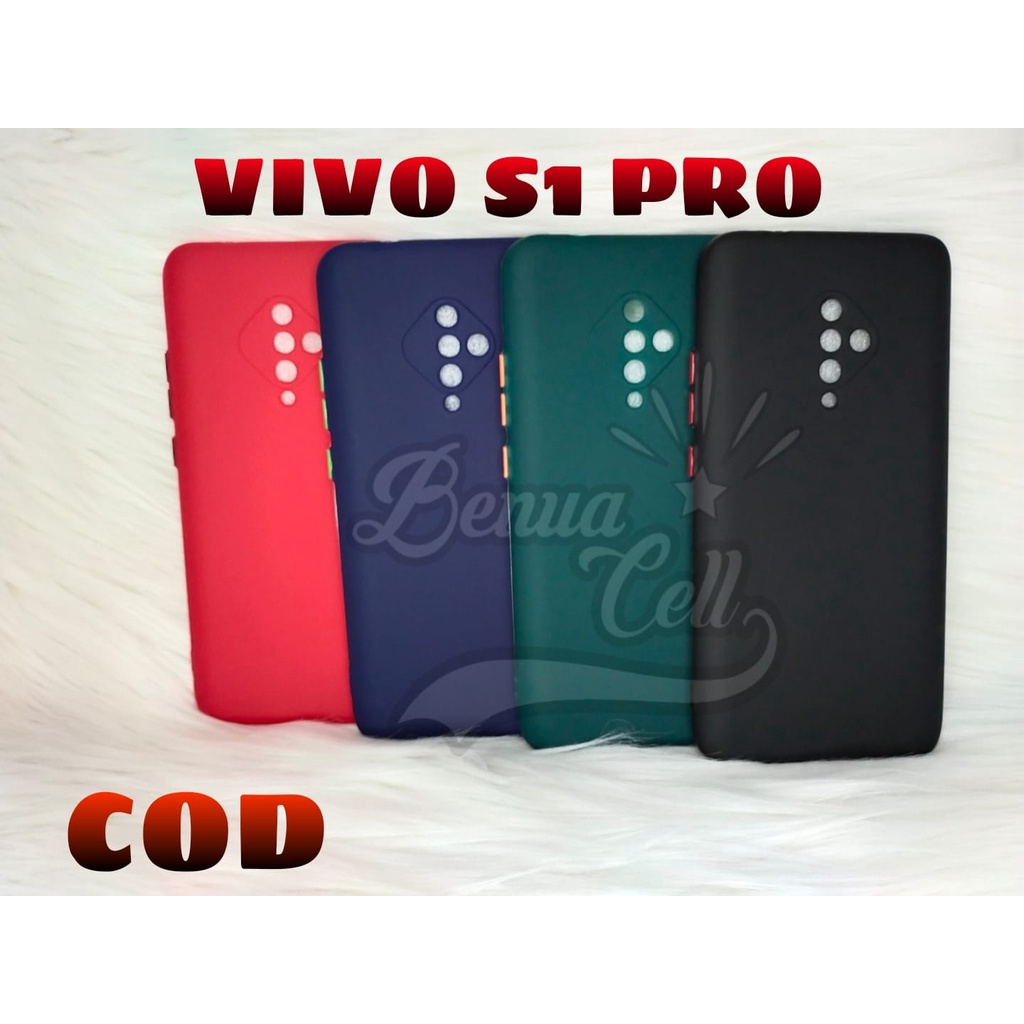 SOFTCASE MACARON VIVO S1 -VIVO S1 PRO -VIVO V17 PRO // SOFTCASE MACARON PROTECTION KAMERA - BD