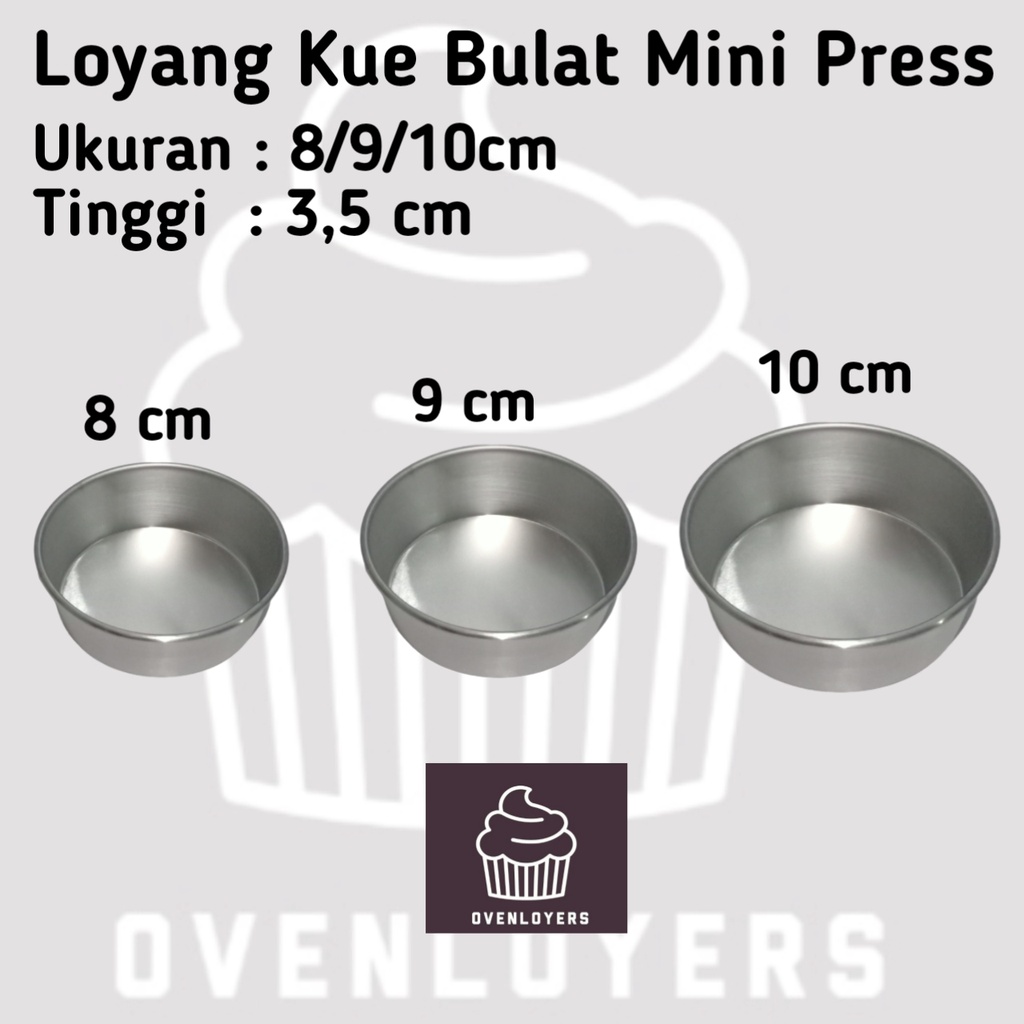 kue mini ukuran 10 cm