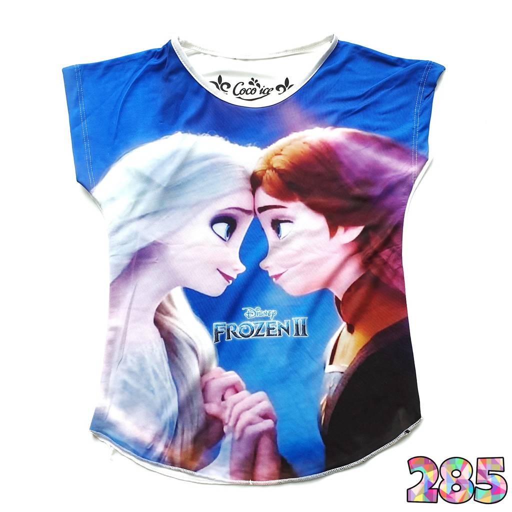 Kaos Anak Perempuan Coco Ice Frozen