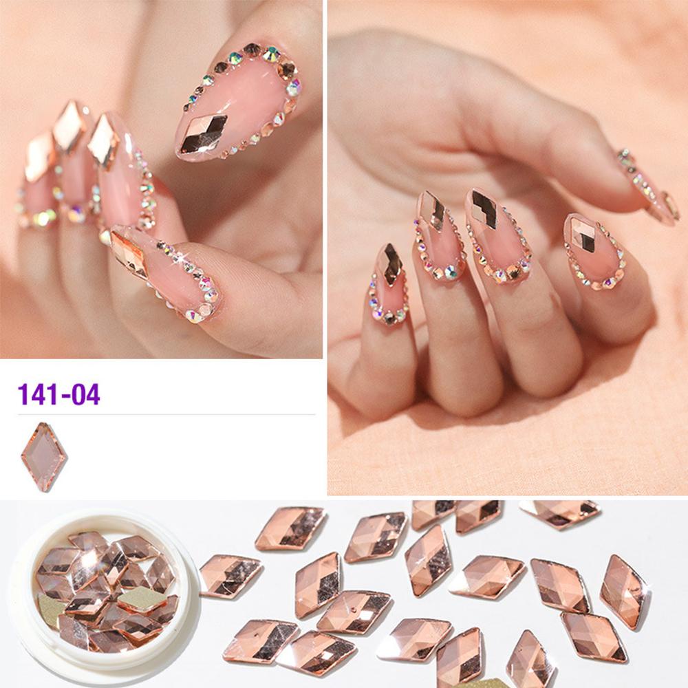 Berlian Imitasi Bentuk Tetesan Air Bahan Akrilik Untuk Dekorasi Nail Art