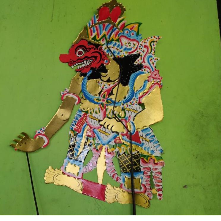 [KODE VG0] wayang kertas Kumbokarno/Buto raton tinggi wayang -+80cm