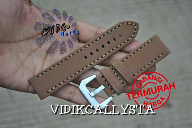 LEATHER STRAP TALI JAM KULIT 22 24 UNIVERSAL SEMUA JAM