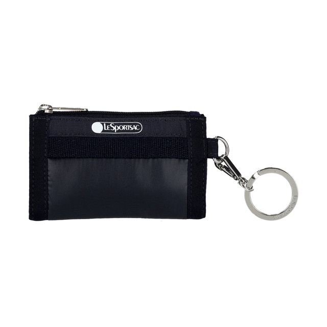 LeSportsac SHEEN ZIP CARD CASE In AFTER HOURS L3856C313W21