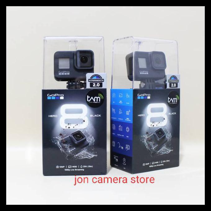 {BISA COD} Gopro hero8 black / hero 8 black original garansi resmi tam CUCI GUDANG Kode 1288