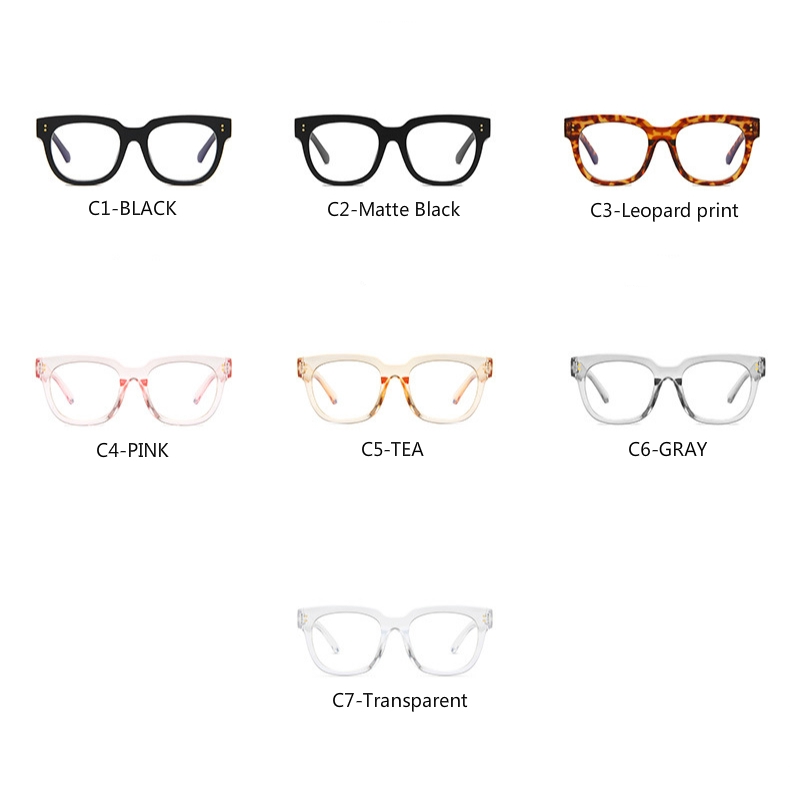 Fashion rice nail big frame ins retro trend all-match glasses