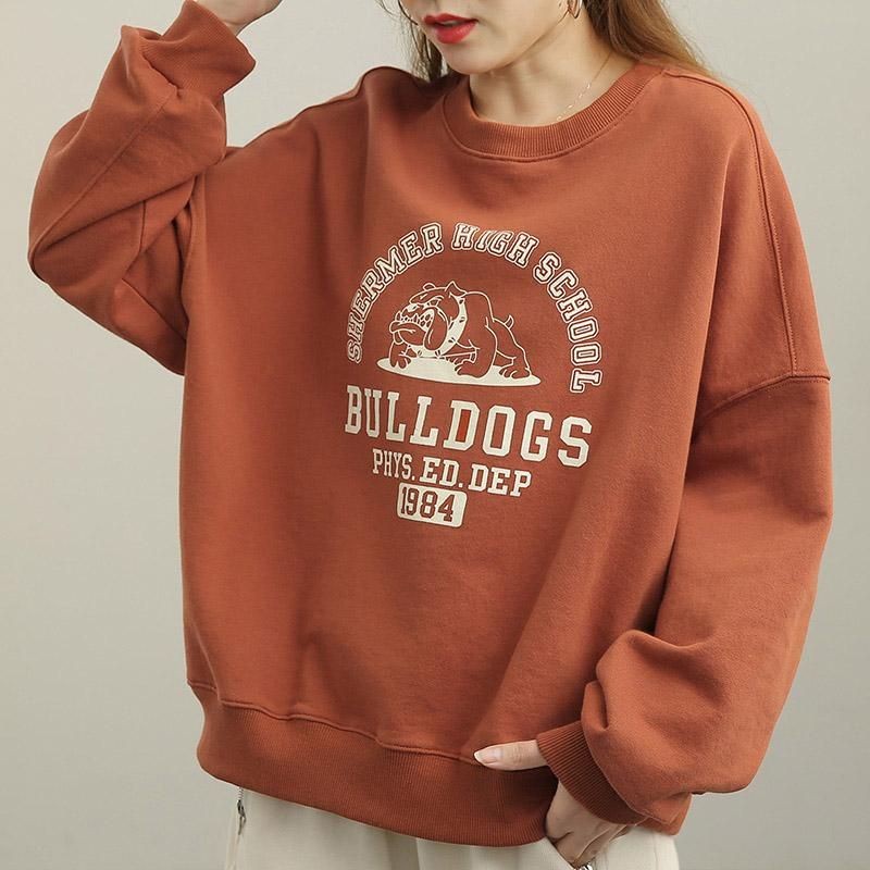 CREWNECK SWEATER UNISEX BULLDOGS 1984 - ATASAN TEBAL TERLARIS