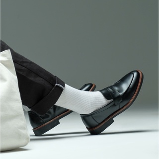 Sepatu Casual Pria Formal Pascal Black by Oxwalker Pantofel Kerja Kantor