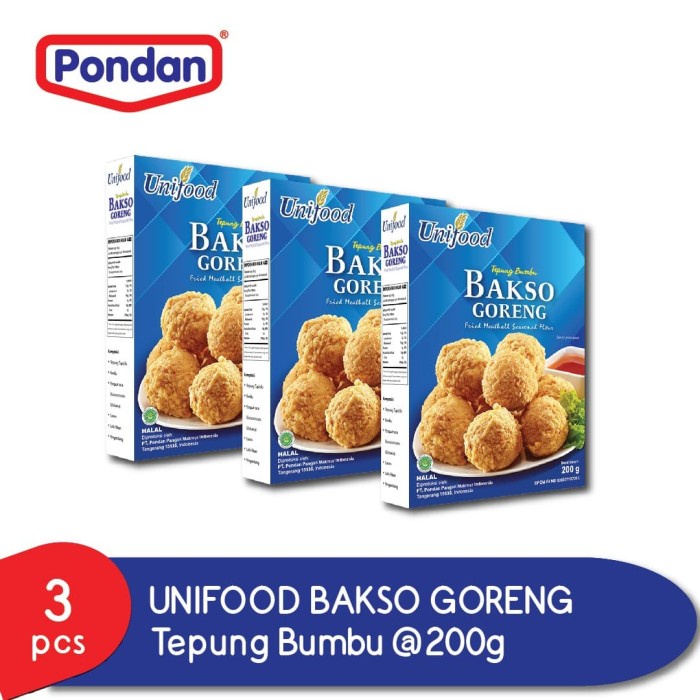

PROMO [COD] Unifood Bakso Goreng (3 box)
