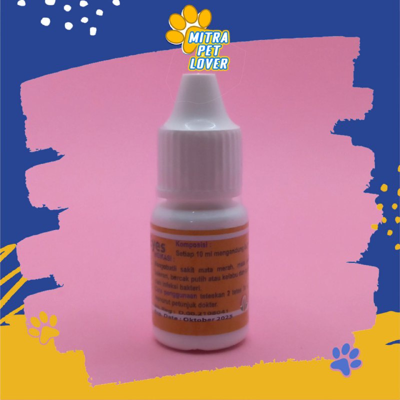 OBAT TETES MATA KUCING - HEALING EYES CAT DROP 10 ML ORIGINAL - MENYEMBUHKAN IRITASI MATA PADA KITTEN CAT DOG AMPUH AMAN PET ANIMAL HEALTHCARE AND VETERINARY TAMASINDO OBAT PERAWATAN KESEHATAN DAN VITAMIN TERNAK HEWAN BINATANG PELIHARAAN MITRAPETLOVER