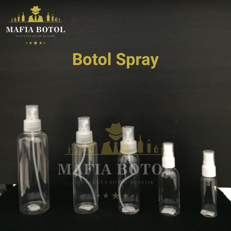 Botol spray plastik pet 100 ml 250 ml 40 ml 30 ml semua ukuran tebal spray plastik