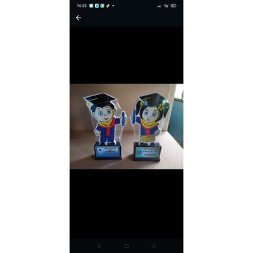 plakat kayu wisuda TK