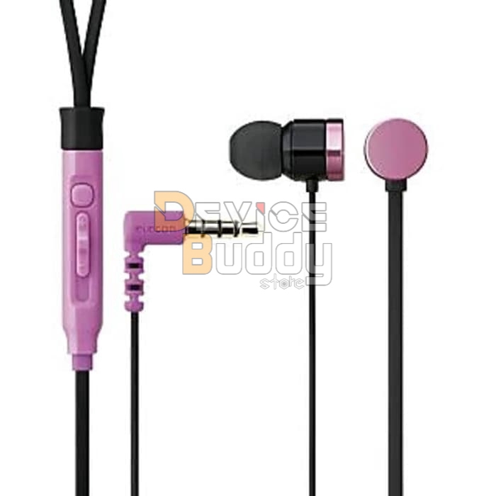 Elecom In-Ear Type Stereo Headset Pink Pink Pink - Vivid Pink/Black