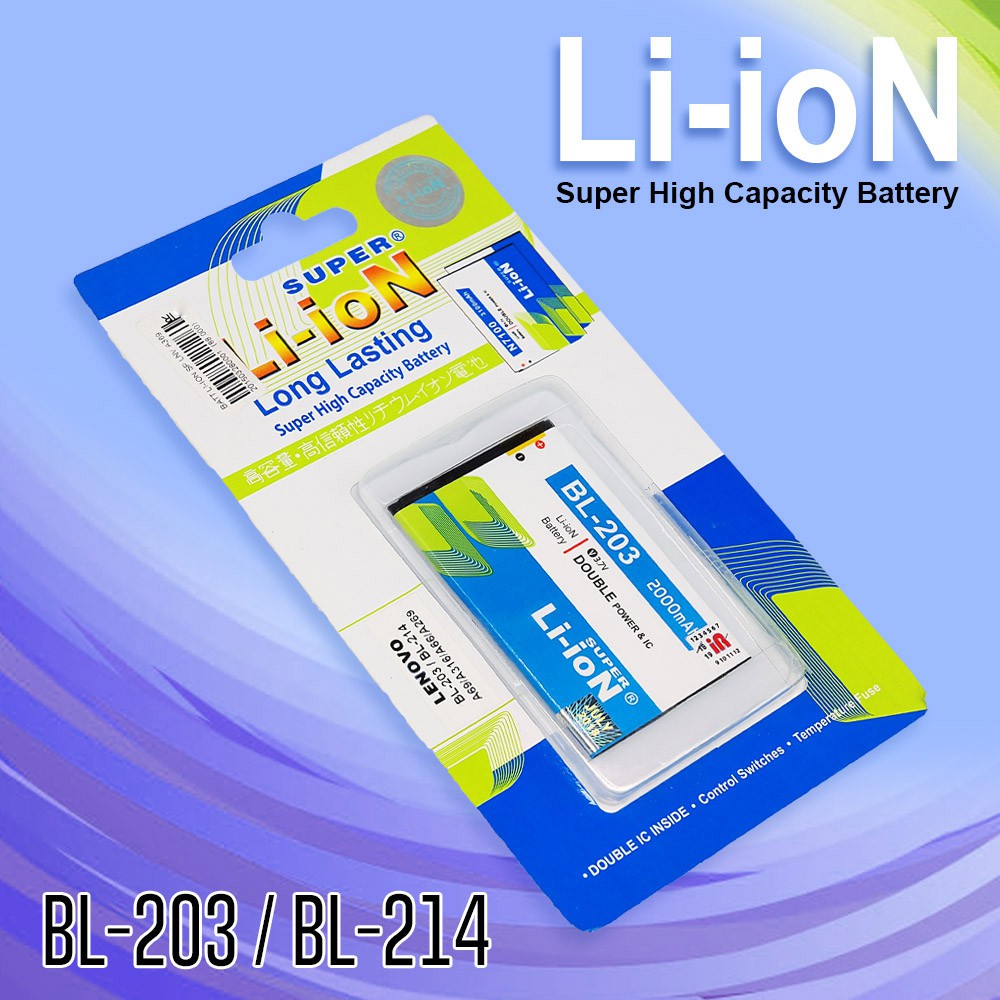 BATTERY LI-ION SUPER LENOVO A369 BATERAI MURAH