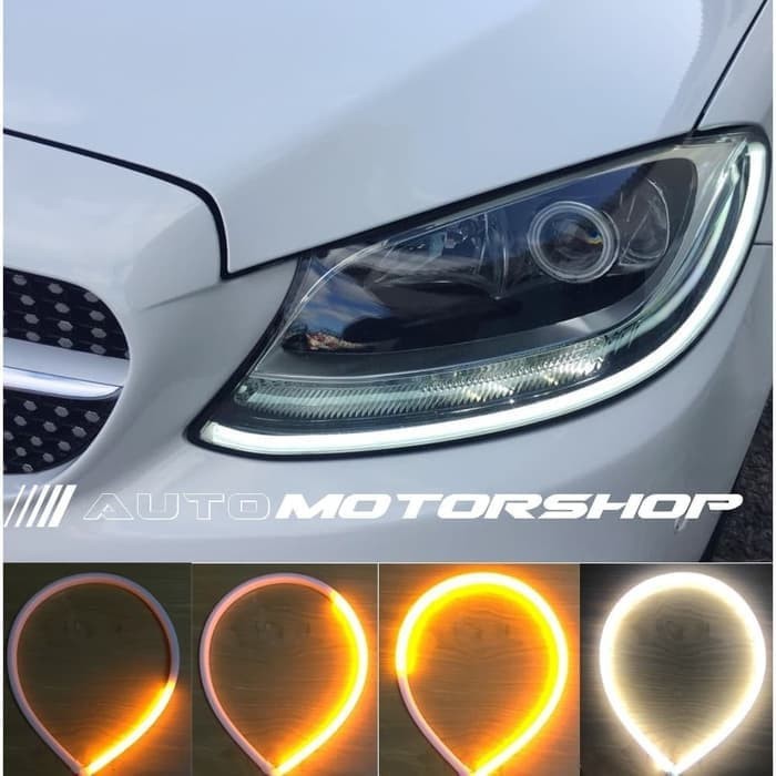 LAMPU LED RUNNING SEIN DRL ALIS FLEXIBLE VAHID T202 OSRAM 60 CM