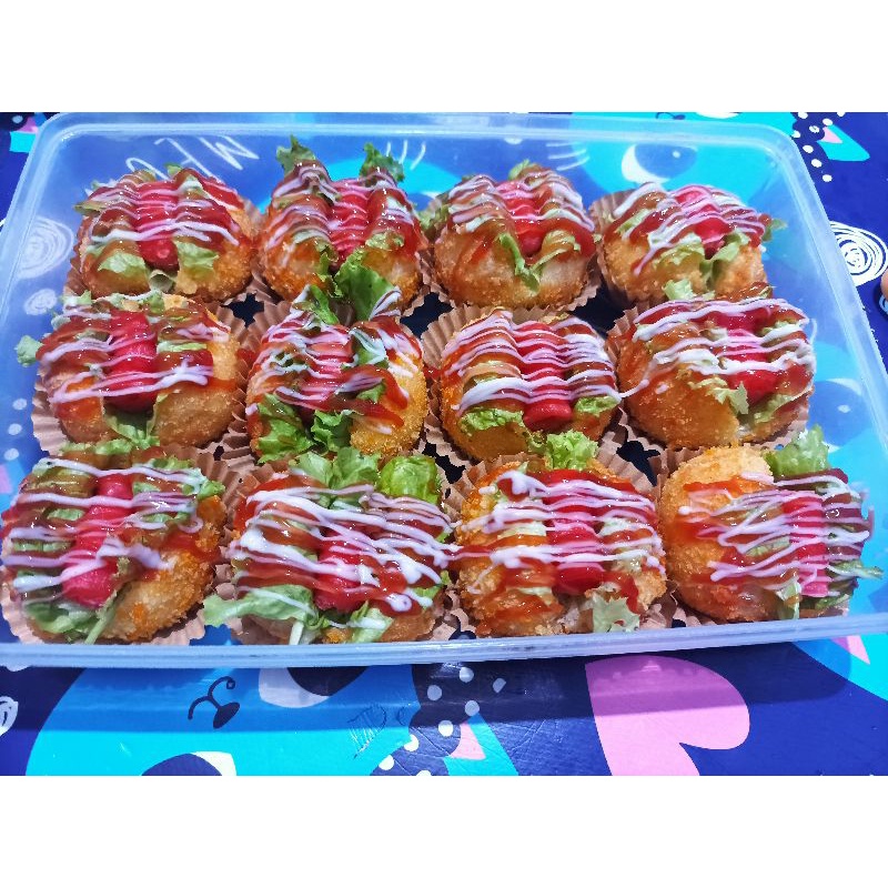 

donat sosis / donat bandung / donat mini sosis