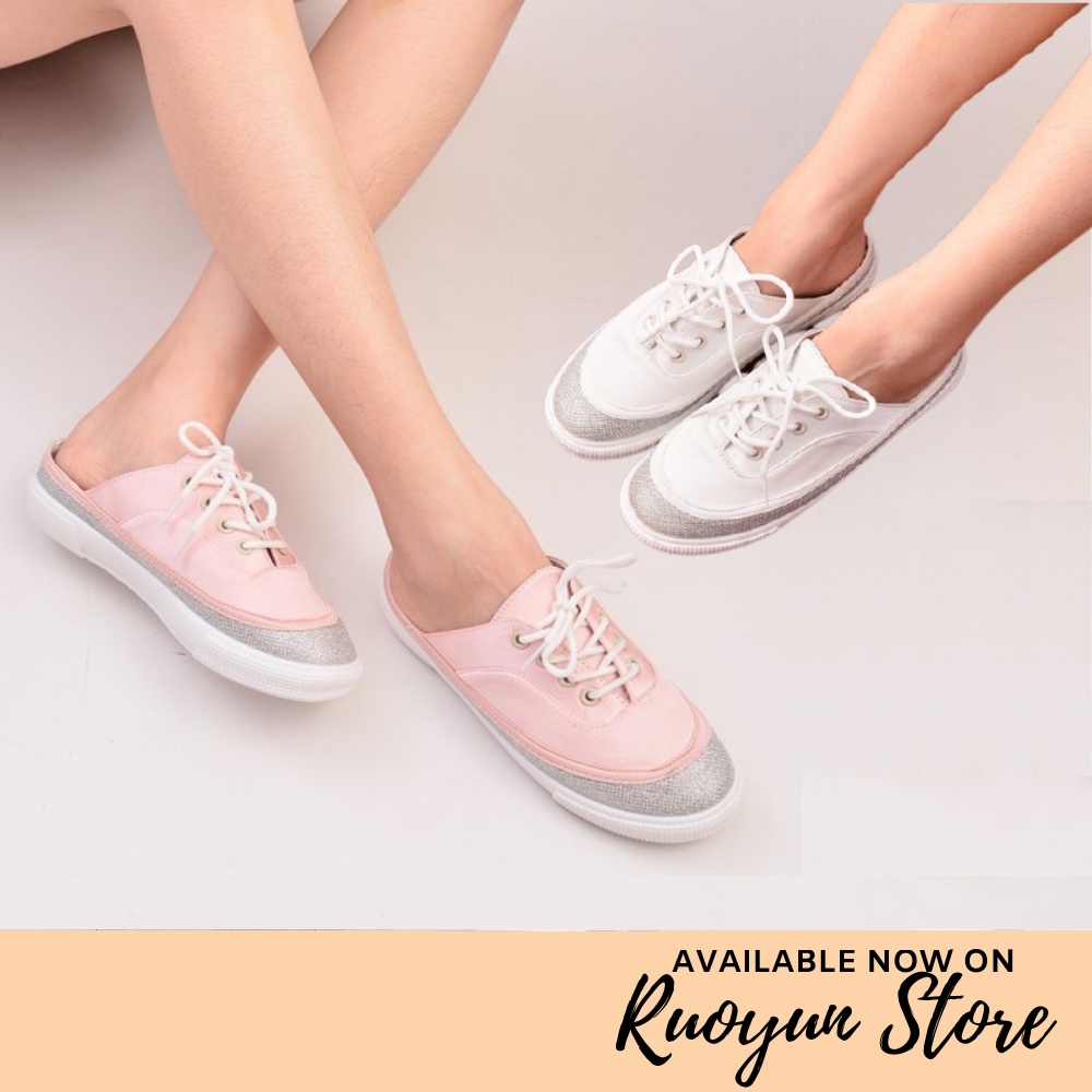 RYS - Plain Emeryn Sepatu Sneakers Wanita Fashion Casual - Ori Import