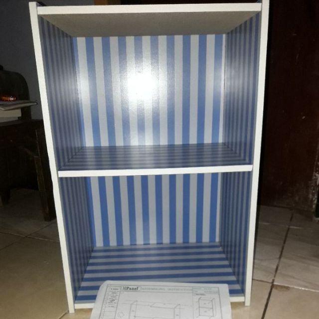RAK BUKU LEMARI BUKU SERBAGUNA SUSUN 2 KAYU BIG PANEL RAK BUKU LEMARI BUKU SERBAGUNA SUSUN 2 KAYU BIG PANEL
