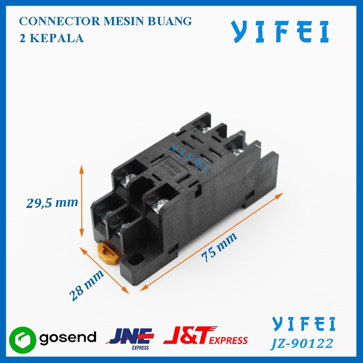 CONNECTOR MESIN BUANG BENANG 2 KEPALA YIFEI-90122