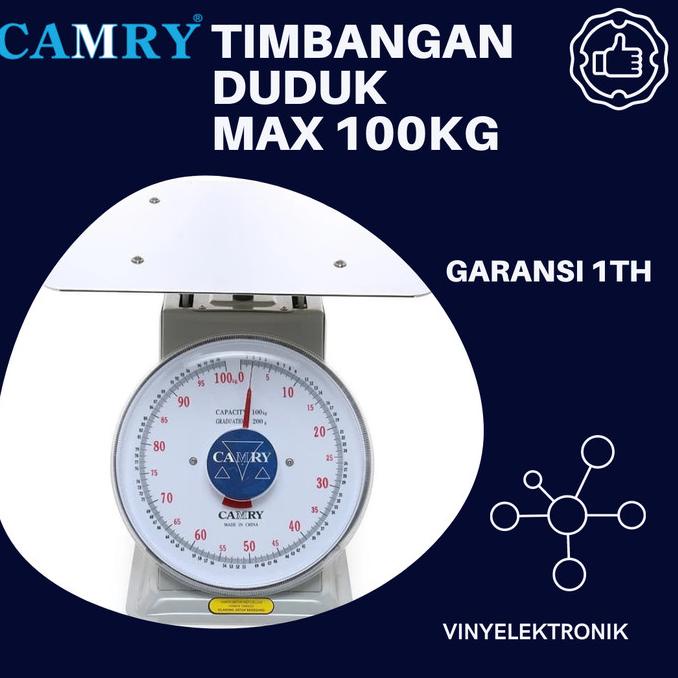 Camry Timbangan Duduk 100kg / Timbangan Jarum Camry 100 kg Original