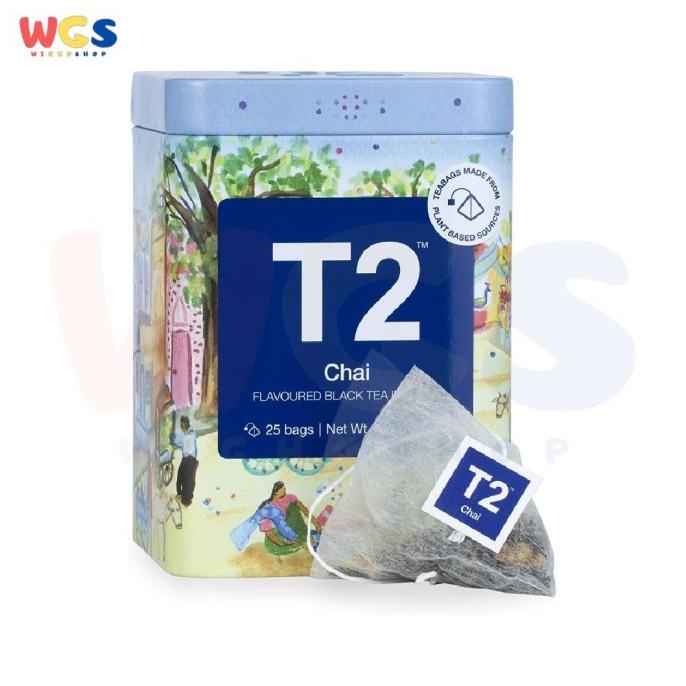 

T2 Tea Chai Black Tea Bag 25 Bags 62.5g
