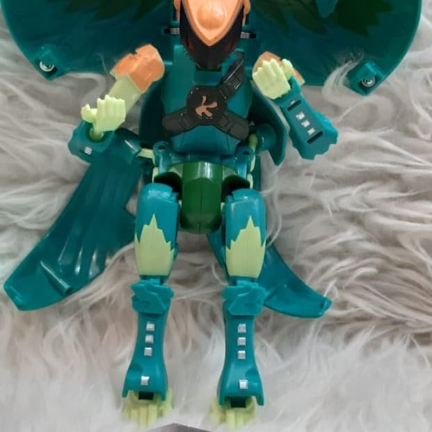 Mainan Bakugan Naga merah dan Robot import