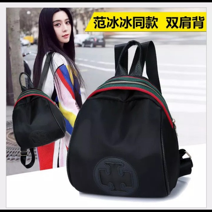 TAS WANITA GUCCI RANSEL BACKPACK HITAM IMPORT KUALITAS PREMIUM KOREAN