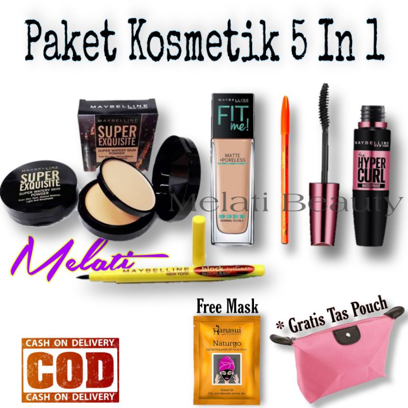 Paket Kosmetik Maybelline  / Paket Kosmetik / Make Up Wanita / Kecantikan / Kosmetik Kecantikan / Kosmetik / Paket Kosmetik Murah